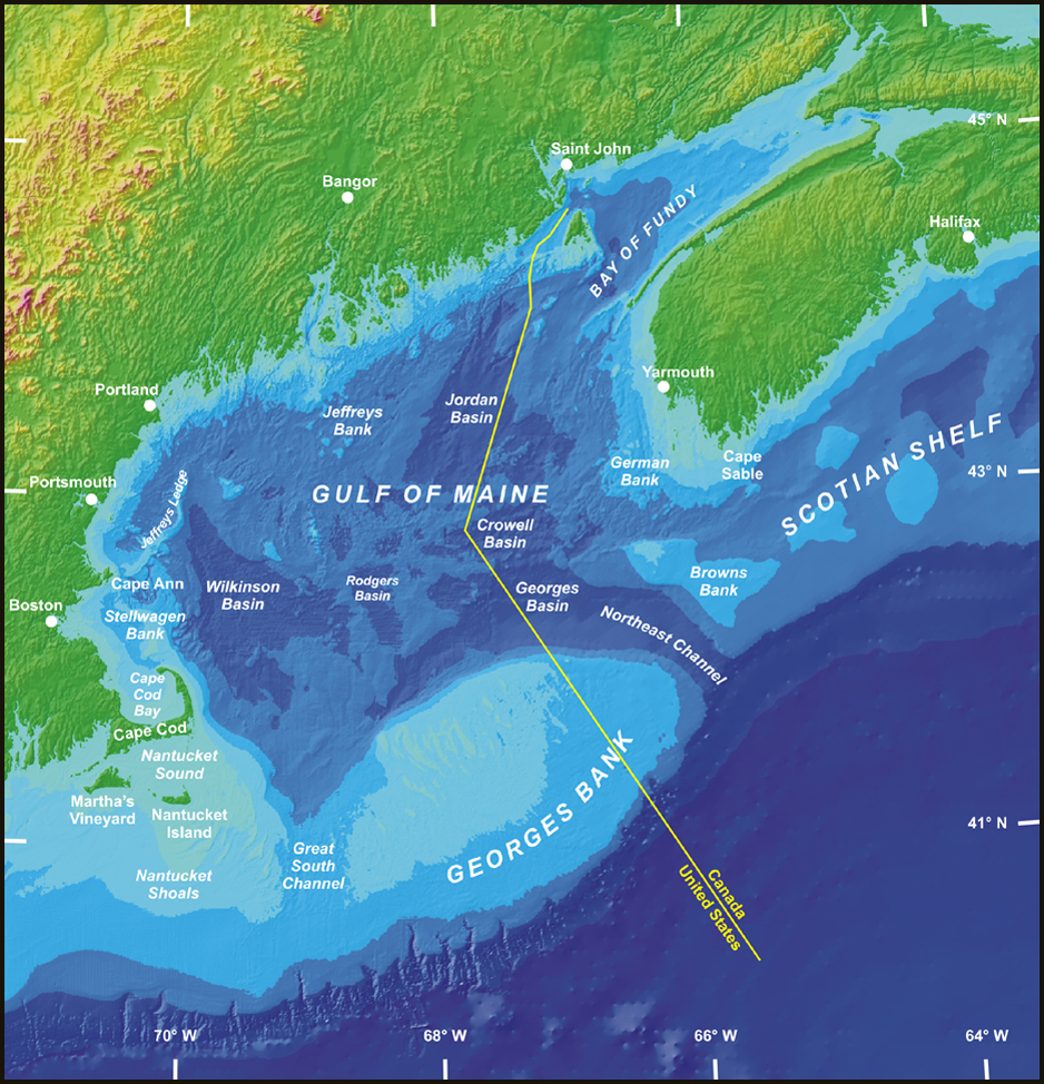 Gulf Of Maine Chart