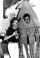 Photo of Deb and Jeff Sandler in a squid costume