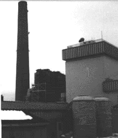 Image - GreatBay Aquafarm's hatchery at a power station owned by PSNH/Northeast Utilities uses water tapped by the station and stored in two holding tanks (right).