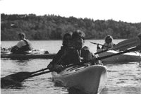 Image: Travelers are increasingly seeking outdoor vacations tha combine recreation with environmental education. On this trip, kayakers skimmed the Bay of Fundy near Saint John, New Brunswick, getting a close look at the marine environment.