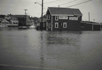 Flooding of Brant Rock's barrier beach